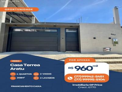 Casa para Venda, em Barreiras, bairro Aratu, 4 dormit�rios, 4 su�tes, 2 vagas