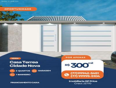 Apartamento para Venda, em Barreiras, bairro Cidade Nova, 2 dormit�rios, 1 banheiro, 1 su�te