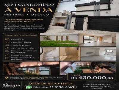 Casa para Venda, em Osasco, bairro Pestana, 2 dormit�rios, 2 banheiros, 1 vaga