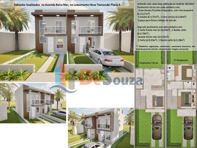 Sobrado para Venda, em Tramanda�, bairro Nova Tramanda�, 2 dormit�rios, 2 banheiros, 2 su�tes