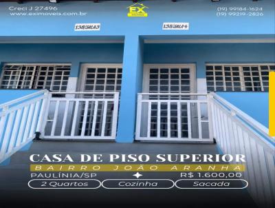 Casa para Loca��o, em Paul�nia, bairro Jo�o Aranha, 2 dormit�rios, 1 banheiro