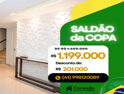 Sobrado para Venda, em Curitiba, bairro Vista Alegre, 3 dormit�rios, 5 banheiros, 3 su�tes, 3 vagas
