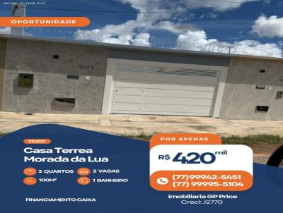 Casa para Venda, em Barreiras, bairro Morada da Lua, 3 dormit�rios, 1 banheiro, 1 su�te, 2 vagas