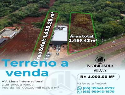 Terreno para Venda, em Tangar� da Serra, bairro AVENIDA LIONS INTERNACIONAL