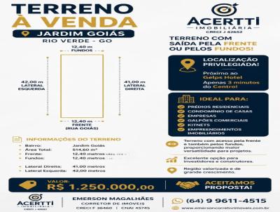 Terreno para Venda, em Rio Verde, bairro Jardim Goi�s