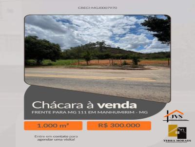 Ch�cara para Venda, em Manhumirim, bairro Zona Rural
