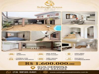 Apartamento para Venda, em Praia Grande, bairro Guilhermina, 3 dormit�rios, 2 banheiros, 1 su�te, 4 vagas