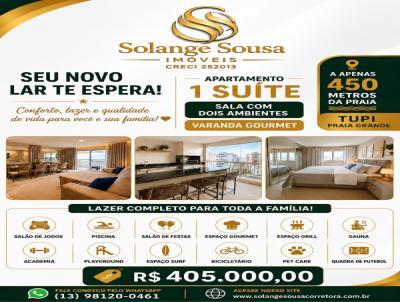 Apartamento 1 Quarto para Venda, em Praia Grande, bairro , 1 dormit�rio, 2 banheiros, 1 su�te, 1 vaga