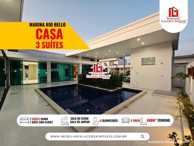 Casa em Condom�nio para Loca��o, em Manaus, bairro Ponta Negra, 3 dormit�rios, 4 banheiros, 3 su�tes, 4 vagas