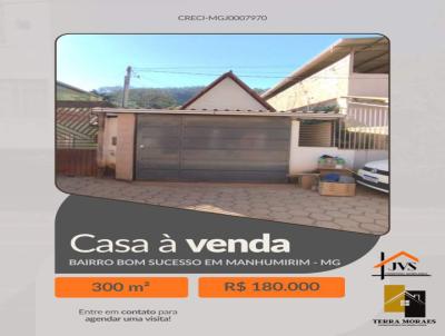 Casa para Venda, em Manhumirim, bairro c�rrego bom sucesso, 1 dormit�rio, 1 banheiro, 1 vaga