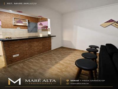 Kitnet para Loca��o, em Praia Grande, bairro MIRIM, 1 dormit�rio, 1 banheiro, 1 vaga