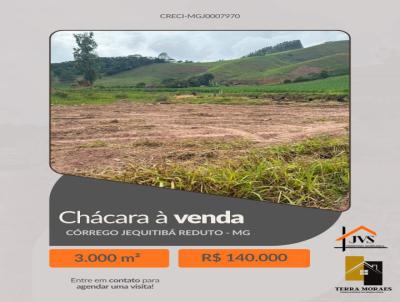 Ch�cara para Venda, em Reduto, bairro C�rrego do Jequitib�
