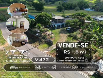 Casa para Venda, em Ouro Preto do Oeste, bairro alvorada, 4 dormit�rios, 2 banheiros, 1 su�te