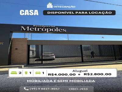 Casa para Loca��o, em Balsas, bairro S�O LU�S, 2 dormit�rios, 1 banheiro, 1 vaga
