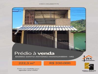Pr�dio Residencial para Venda, em Manhumirim, bairro SANTO ANTONIO, 3 dormit�rios, 2 banheiros, 1 su�te, 2 vagas