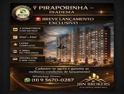 Apartamento para Venda, em Diadema, bairro Piraporinha, 2 dormit�rios, 1 banheiro, 1 vaga