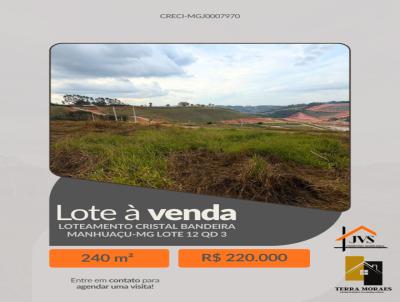 Lote para Venda, em Manhua�u, bairro Cristal Bandeira