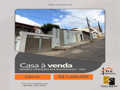 Casa para Venda, em Manhua�u, bairro Pinheiro, 4 dormit�rios, 2 banheiros, 1 su�te, 3 vagas