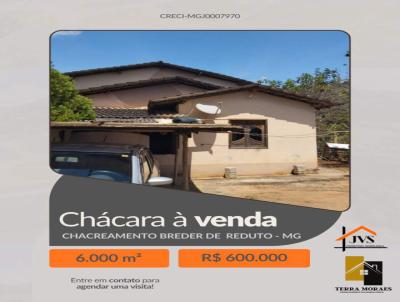 Ch�cara para Venda, em Reduto, bairro CHACREAMENTO BREDER, 4 dormit�rios, 1 banheiro