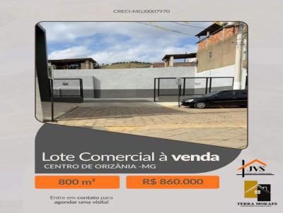Lote para Venda, em Oriz�nia, bairro Centro