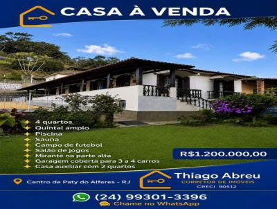 Casa para Venda, em Paty do Alferes, bairro Centro, 6 dormit�rios, 4 banheiros, 1 su�te, 4 vagas