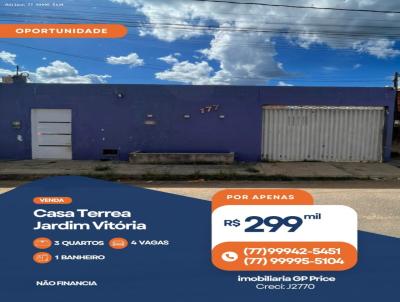 Casa para Venda, em Barreiras, bairro Jardim Vit�ria, 3 dormit�rios, 1 banheiro, 1 su�te, 4 vagas