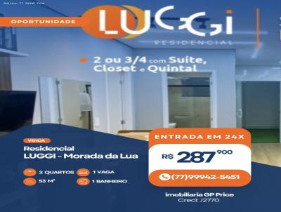 Casa para Venda, em Barreiras, bairro Morada da Lua, 2 dormit�rios, 2 banheiros, 1 su�te, 1 vaga