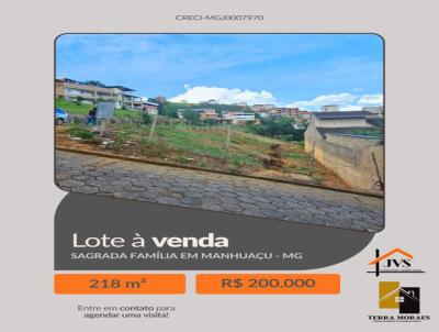 Terreno para Venda, em Manhua�u, bairro Sagrada Familia