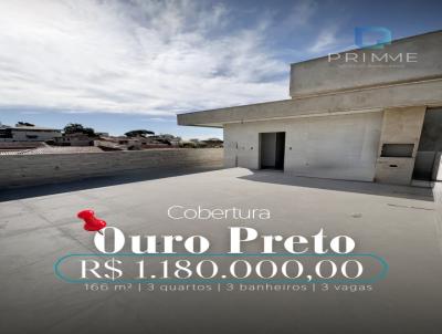 Cobertura para Venda, em Belo Horizonte, bairro Ouro Preto, 3 dormit�rios, 3 banheiros, 3 vagas