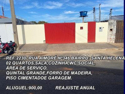 Casa para Loca��o, em Araguari, bairro SANTA HELENA