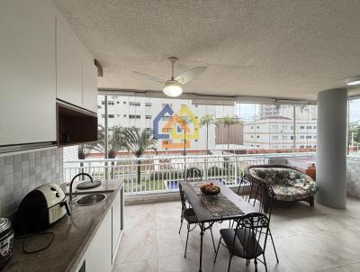 Apartamento Quadra Mar para Loca��o, em Guaruj�, bairro Vila Alzira, 3 dormit�rios, 2 banheiros, 1 su�te, 2 vagas