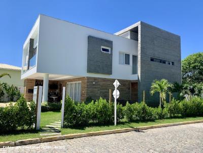 Casa em Condom�nio para Loca��o, em Cama�ari, bairro Busca Vida (Abrantes), 4 dormit�rios, 6 banheiros, 4 su�tes, 5 vagas