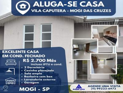 Casa para Loca��o, em Mogi das Cruzes, bairro Vila Caputera, 2 dormit�rios, 1 banheiro, 1 vaga
