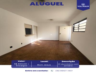 Apartamento para Loca��o, em Araras, bairro Bom Jesus, 1 dormit�rio, 1 banheiro