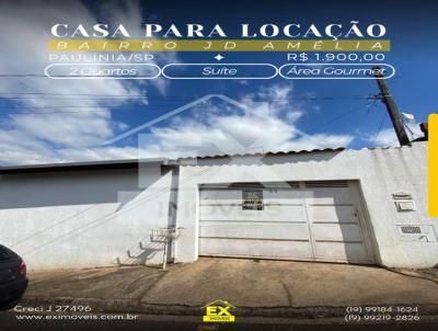 Casa para Loca��o, em Paul�nia, bairro Jardim Am�lia