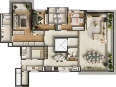 Empreendimento para Venda, em Santo Andr�, bairro Jardim, 3 dormit�rios, 5 banheiros, 3 su�tes, 3 vagas