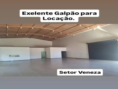 Galp�o para Loca��o, em Rio Verde, bairro Veneza, 2 banheiros