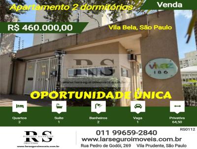 Apartamento 2 dormit�rios para Venda, em S�o Paulo, bairro Vila Bela, 2 dormit�rios, 2 banheiros, 1 su�te, 1 vaga