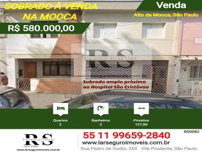 Sobrado para Venda, em S�o Paulo, bairro Alto da Mooca, 2 dormit�rios, 2 banheiros