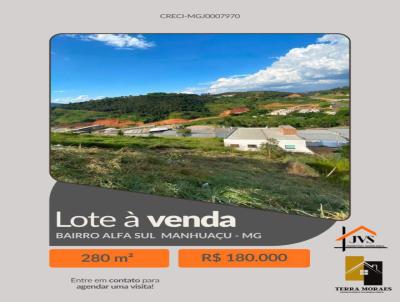 Lote para Venda, em Manhua�u, bairro Alfa Sul