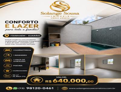 Apartamento para Venda, em Itanha�m, bairro Suar�o, 3 dormit�rios, 1 banheiro, 1 su�te, 1 vaga