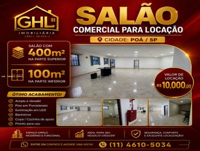 Sal�o Comercial para Loca��o, em Po�, bairro Jardim Violeta