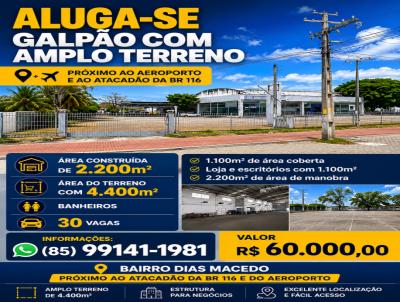 Galp�o para Loca��o, em Fortaleza, bairro Dias Macedo