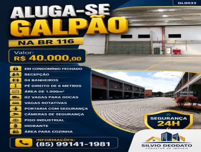 Galp�o para Loca��o, em Fortaleza, bairro Messejana (PARQUE IRACEMA BR 116)