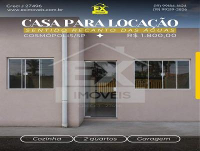 Casa para Loca��o, em Cosm�polis, bairro P�r do Sol