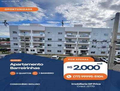 Apartamento para Loca��o, em Barreiras, bairro Barreirinhas, 2 dormit�rios, 1 banheiro