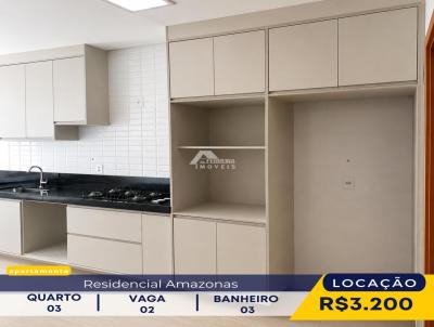 Apartamento para Loca��o, em Franca, bairro Residencial Amazonas, 3 dormit�rios, 3 banheiros, 1 su�te, 2 vagas
