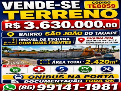 Terreno para Venda, em Fortaleza, bairro Tauape