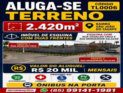 Terreno para Loca��o, em Fortaleza, bairro S�o Jo�o do Tauape
