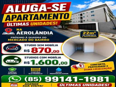 Apartamento para Loca��o, em Fortaleza, bairro Alto da Balan�a, 1 dormit�rio, 1 banheiro
